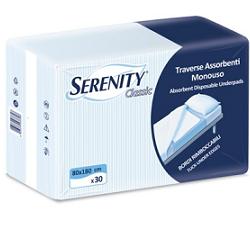 TRAVERSA SALVAMATERASSO PER INCONTINENZA SERENITY CLASSIC MISURA 80X180CM 15 PEZZI - Farma Nice
