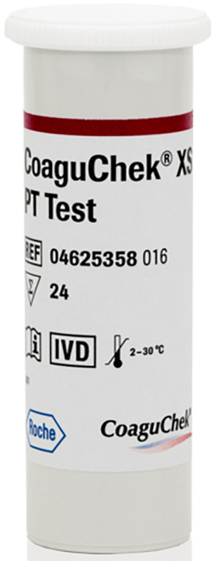 STRISCE REATTIVE PER DISPOSITIVO AUTODIAGNOSTICO COAGUCHEK XS PT TEST 24 PEZZI - Farma Nice