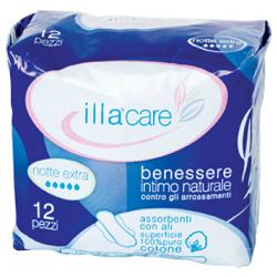 ILLA CARE ASSORBENTE NOTTE EXTRA 12 PEZZI - Farma Nice