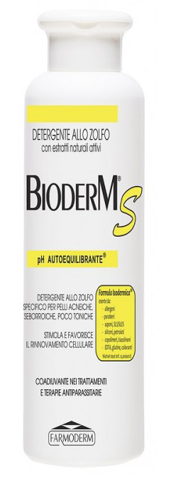 BIODERM S ANTIACNE ANTISEBO 250 ML - Farma Nice