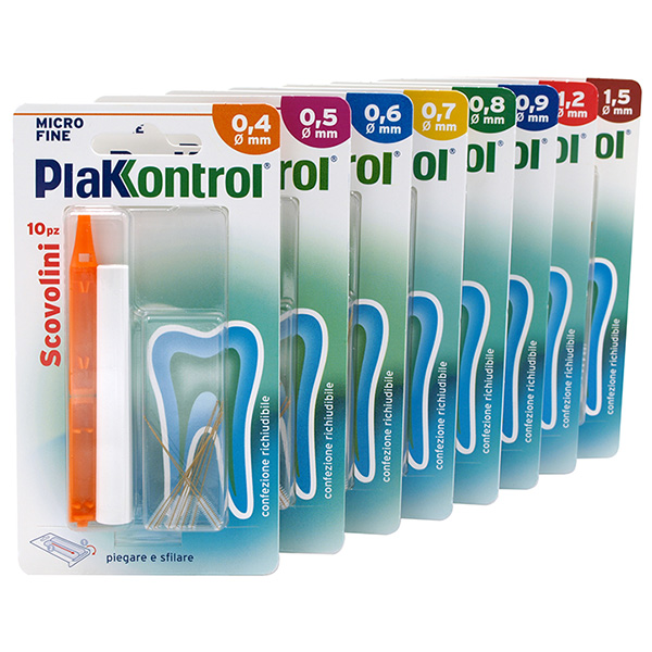 PLAKKONTROL MINIGRIP SCOVOLINO 1,2 MM 10 PEZZI - Farma Nice