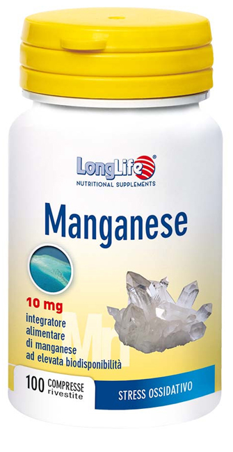 LONGLIFE MANGANESE 10 MG 100 COMPRESSE - Farma Nice