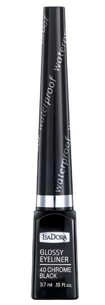 ISADORA GLOSSY EYELINER 40 CHROME BLACK - Farma Nice