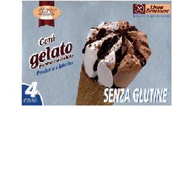CONI GELATO PANNA CIOCCOLATO 4 X 75 G - Farma Nice