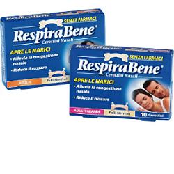 CEROTTO NASALE CLASSICO ADULTI RESPIRA BENE 10 PEZZI - Farma Nice