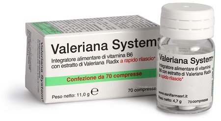 VALERIANA SYSTEM 70 COMPRESSE - Farma Nice