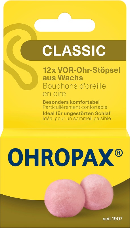 TAPPO AURICOLARE OHROPAX CERA 12 PEZZI - Farma Nice