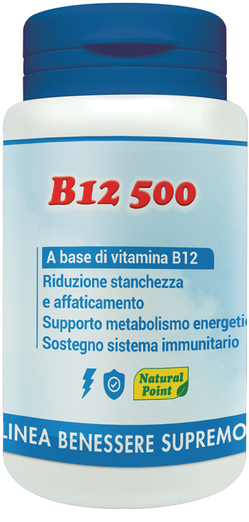 B12 500 CIANOCOBALAMINA 100 CAPSULE VEGETALI - Farma Nice