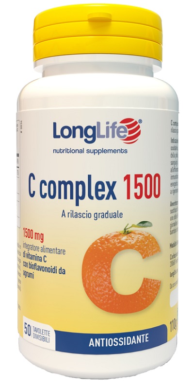 LONGLIFE C COMPLEX 1500 T/R 50 TAVOLETTE DIVISIBILI - Farma Nice