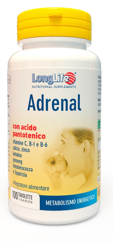 LONGLIFE ADRENAL 100 TAVOLETTE MASTICABILI RIVESTITE - Farma Nice