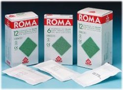GARZA COMPRESSA IDROFILA ROMA 12/8 36X40CM 12 PEZZI - Farma Nice