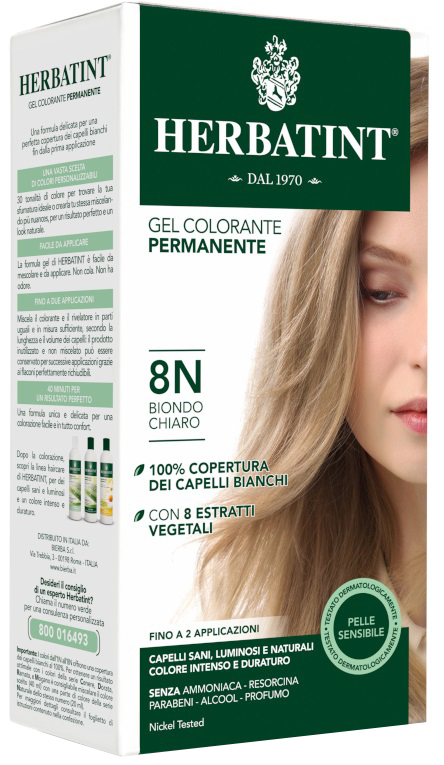 HERBATINT 8N BIONDO CHIARO 150 ML - Farma Nice