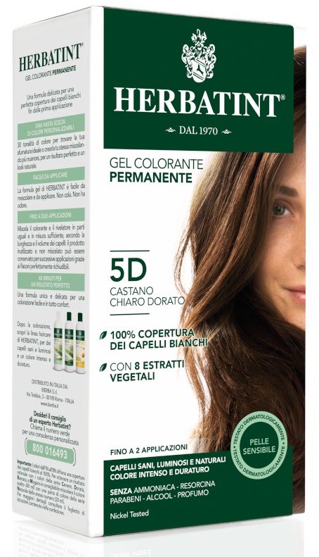 HERBATINT 5D CASTANO CHIARO DORATO 150 ML - Farma Nice