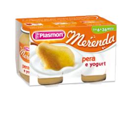 PLASMON OMOGENEIZZATO YOGURT PERA 120 G X 2 PEZZI - Farma Nice