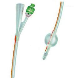CATETERE FOLEY IN SILICONE TRASPARENTE A 2 VIE CON PALLONCINO 5-10ML DIAMETRO CH20 6,66MM LUNGHEZZA 40CM - Farma Nice