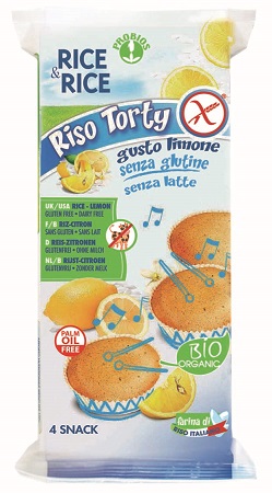 RICE&RICE RISO TORTY AL LIMONE 4 X 45 G - Farma Nice