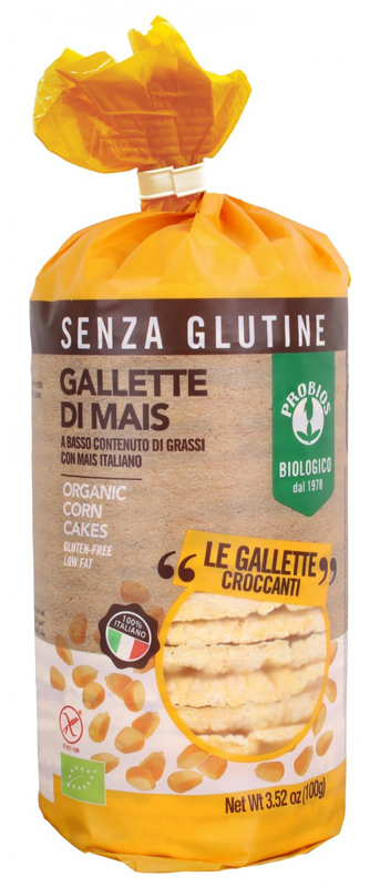 VIVA MAIS GALLETTA DI MAIS CON SALE 100 G SENZA LIEVITO - Farma Nice