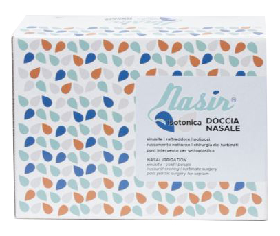SOLUZIONE FISIOLOGICA ISOTONICA STERILE NASIR IN SCATOLA CON10 SACCHE VERSIONE LUER LOCK DA 250ML - Farma Nice