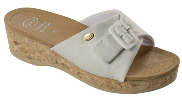 WAPPY LEATHER WOMENS WHITE MEMORY CUSHION BIANCO 40 - Farma Nice