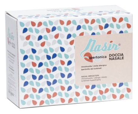 NASIR LAVAGGIO NASALE SOLUZIONE IPERTONICA KIT COMPOSTO DA 3 SACCHE 250 ML + 3 BLISTER - Farma Nice