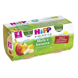 HIPP BIO FRUTTA GRATTUGGIATA MELA BANANA 4X100 G - Farma Nice