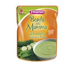 PLASMON POUCHES VELLUTATA DI ZUCCHINE E PISELLI 180 G - Farma Nice