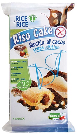 RICE&RICE RISO CAKE AL CACAO 4 X 45 G - Farma Nice