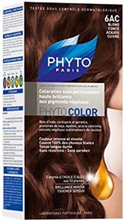 PHYTO PARIS PHYTOCOLOR 6AC BIONDO SCURO MOGANO RAMATO - Farma Nice