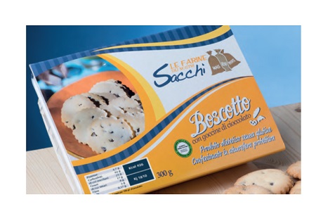 BOSCOTTO CON GOCCE CIOCCOLATO 300 G - Farma Nice