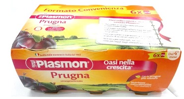 PLASMON OMOGENEIZZATO PRUGNA 6 X 104 G - Farma Nice
