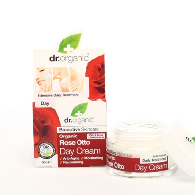 DR ORGANIC ROSE OTTO ROSA DAY CREAM CREMA VISO GIORNO 50 ML - Farma Nice