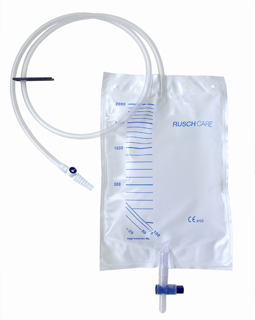 SACCA DI DRENAGGIO LETTO PER INCONTINENZA 2000ML IN PVC CON VALVOLA DI NON RITORNO E SCARICO STERILE CON TUBO DI RACCORDO 120CM 1 PEZZO RIUTILIZZABILE - Farma Nice