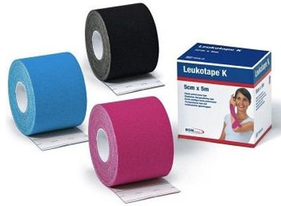 BENDA ADESIVA LEUKOTAPE K PER TAPING FISIOTERAPICO LARGHEZZA 5 CM LUNGHEZZA 5 M COLORE NERO IN ROTOLO - Farma Nice