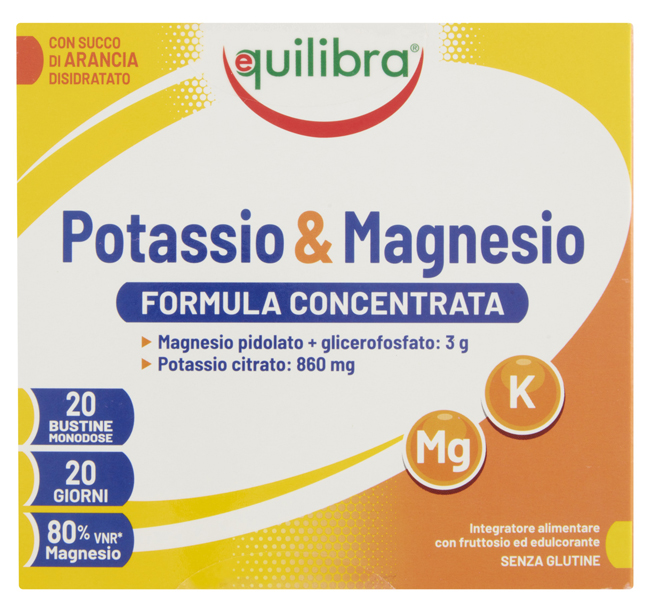 POTASSIO & MAGNESIO FROMULA CONCENTRATA 20 BUSTINE MONODOSE - Farma Nice