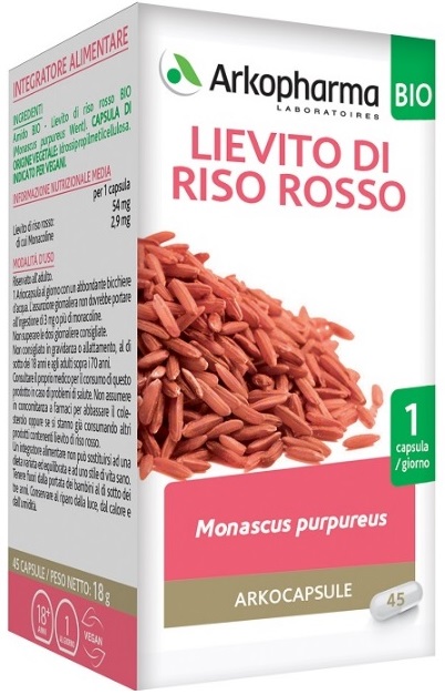 ARKO CAPSULE LIEV RISO ROSSO 45 CAPSULE - Farma Nice