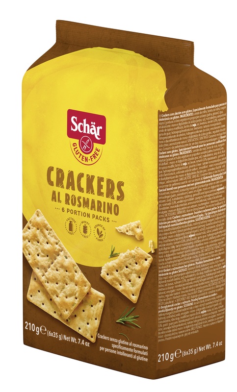 SCHAR CRACKERS AL ROSMARINO 6 CONFEZIONI DA 35 G - Farma Nice