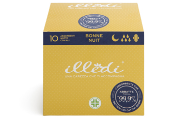 ILLEDI ASSORBENTI NOTTE 10 PEZZI - Farma Nice