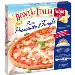 SCHAR SURGELATI PIZZA PROSCIUTTO E FUNGHI BONTA' D'ITALIA 350 G - Farma Nice