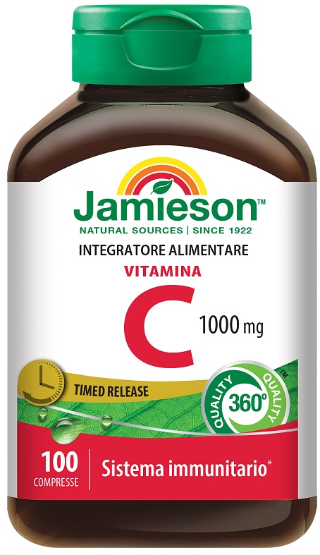 VITAMINA C 1000 TIMED RELEASE 100 COMPRESSE BARATTOLO 128,9 G - Farma Nice