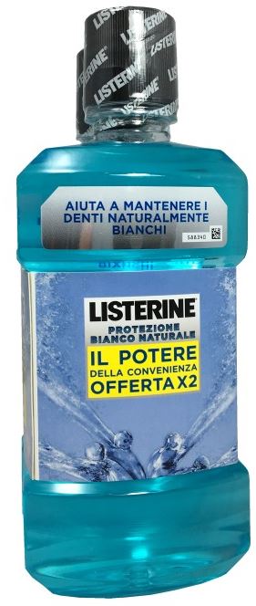 LISTERINE PROTEZIONE BIANCO NATURALE BUNDLE 2 X 500 ML - Farma Nice