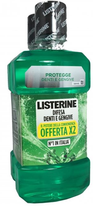 LISTERINE DIFESA DENTI E GENGIVE BUNDLE 2 X 500 ML - Farma Nice