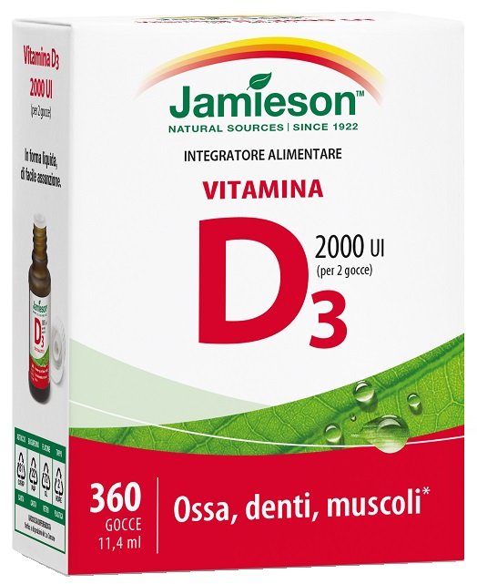 JAMIESON VITAMINA D GOCCE 11,4 ML - Farma Nice