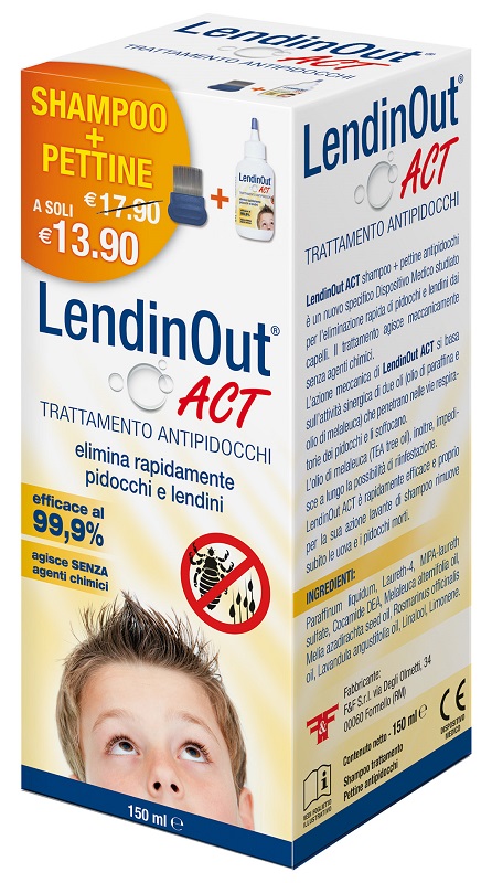 LENDINOUT ACT ANTIPIDOCCHI 150 ML - Farma Nice