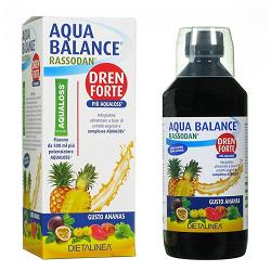 AQUA BALANCE RASSODAN DREN FORTE GUSTO ANANAS 500 ML DIETALINEA + AQUALOSS 2,8 G - Farma Nice