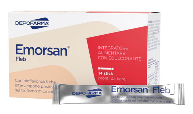 EMORSAN FLEB 14 STICK PACK DA 15 ML - Farma Nice