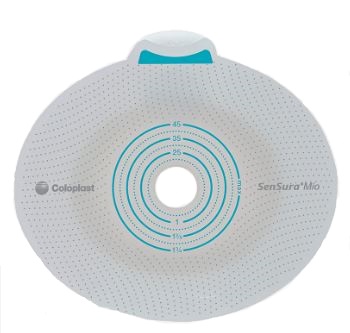 PLACCA PER UROSTOMIA COLOSTOMIA ILEOSTOMIA SENSURA MIO CLICK SISTEMA A DUE PEZZI FLANGIA 70 MM FORO RITAGLIABILE 10-65 MM 5 PEZZI - Farma Nice