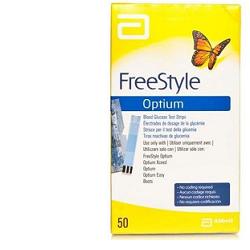 STRISCE MISURAZIONE GLICEMIA FREESTYLE OPTIUM TEST STRIPS 50 PEZZI SENZA CALIBRAZIONE - Farma Nice