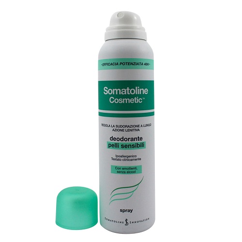 SOMATOLINE COSMETIC DEODORANTE SPRAY PELLI SENSIBILI 150 ML - Farma Nice