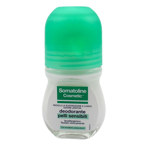 SOMATOLINE COSMETIC DEODORANTE ROLL ON PELLI SENSIBILI 50 ML - Farma Nice