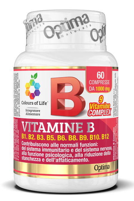 COLOURS OF LIFE VITAMINE B COMPLEX 60 COMPRESSE 1000 MG - Farma Nice
